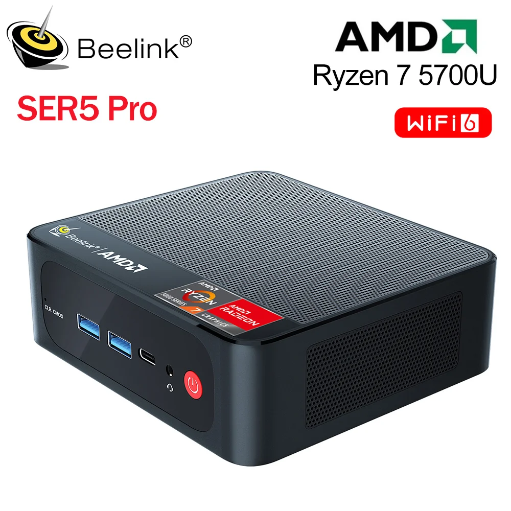 2023 Beelink SER5 Pro Ryzen7 5700U 미니 PC