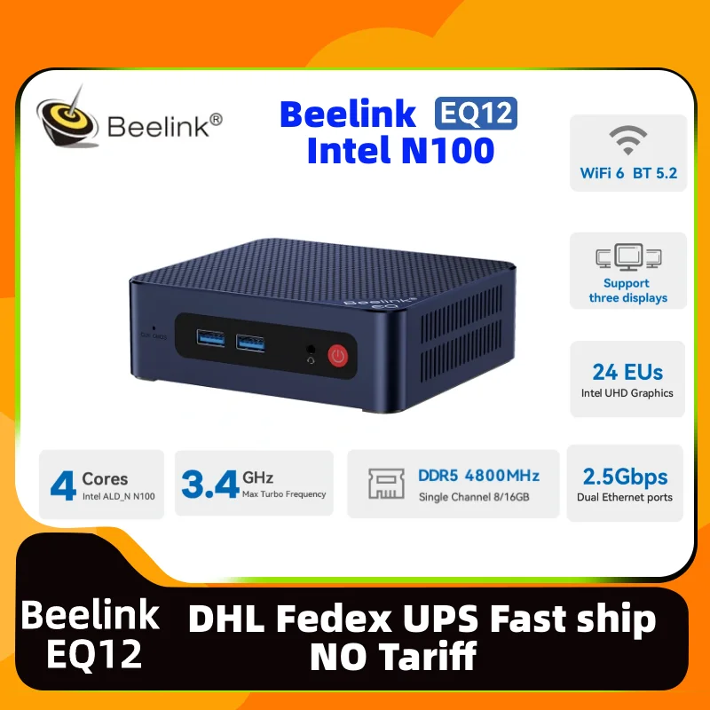 Beelink EQ12 인텔 12 세대 N100 미니 PC