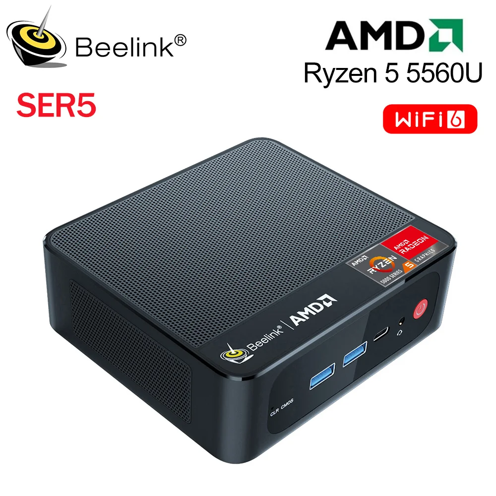 Beelink Ryzen5 SER5 5560U SER5 프로 5700H 미니 PC