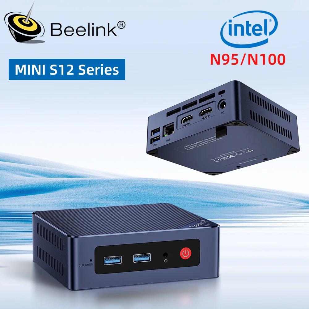 Beelink 미니 S12 프로 인텔 N100 16G 512G 인텔 12 세대 N95 미니 PC