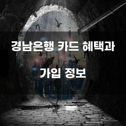 경남은행 카드 혜택과 가입 정보