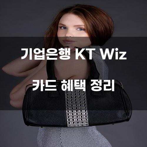 기업은행 KT Wiz 카드 혜택 정리