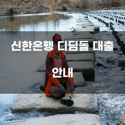 신한은행 디딤돌 대출 안내