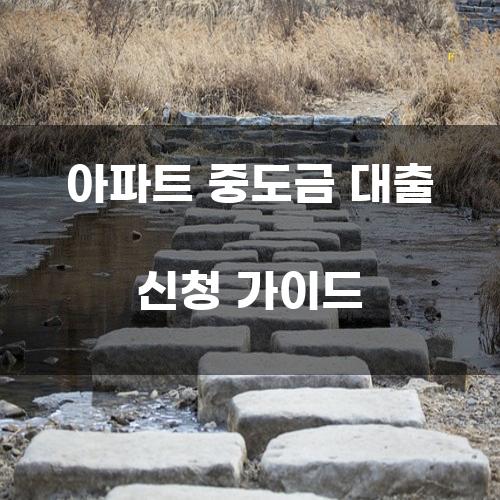 아파트 중도금 대출 신청 가이드