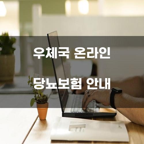 우체국 온라인 당뇨보험 안내