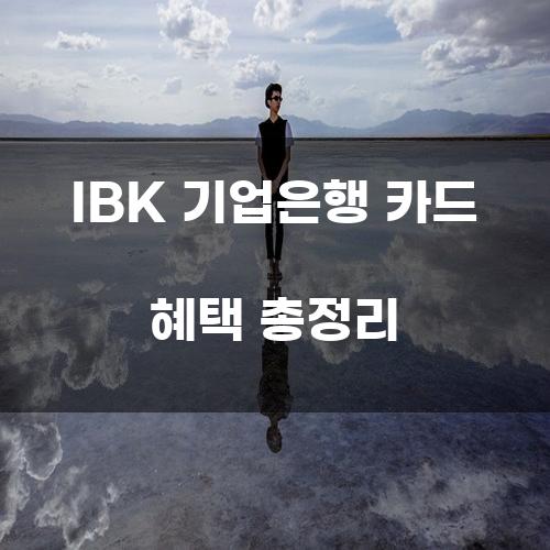 IBK 기업은행 카드 혜택 총정리