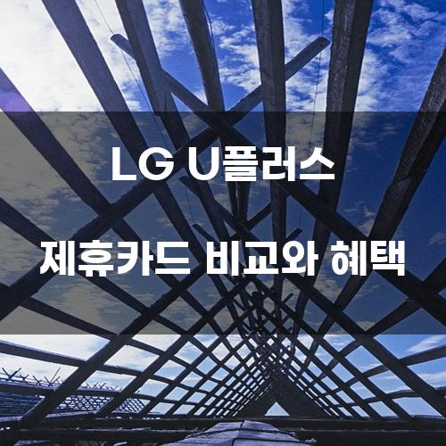 LG U플러스 제휴카드 비교와 혜택